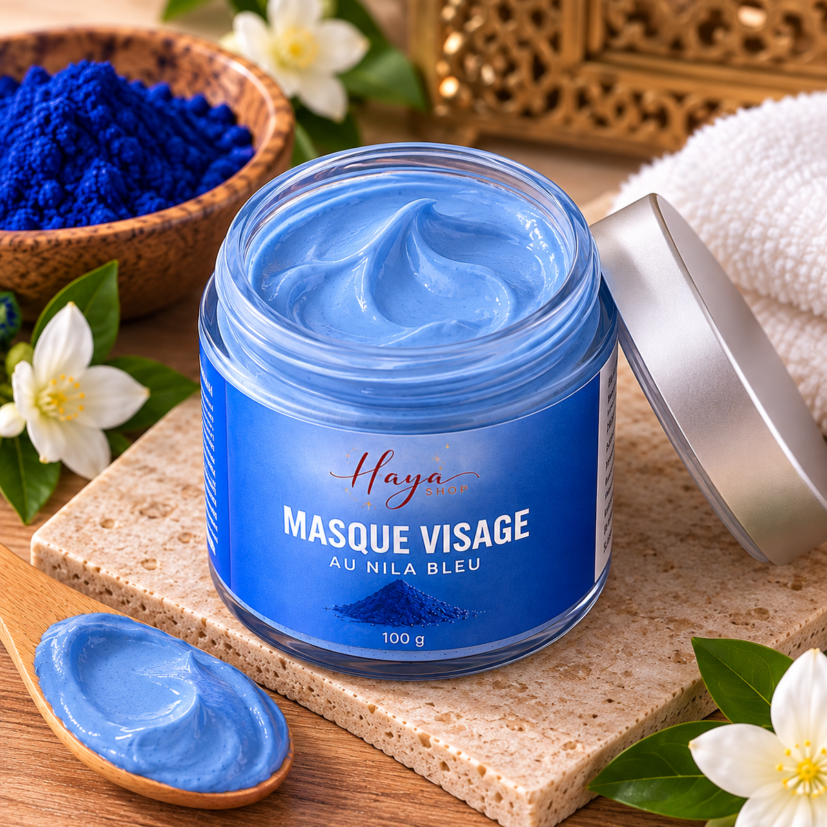 Masque Visage au Nila Bleu