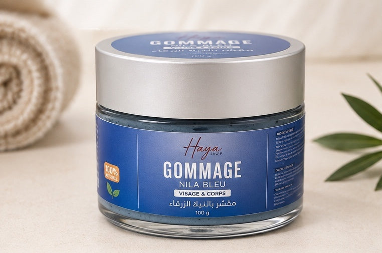 Gommage Nila Bleu – Visage & Corps