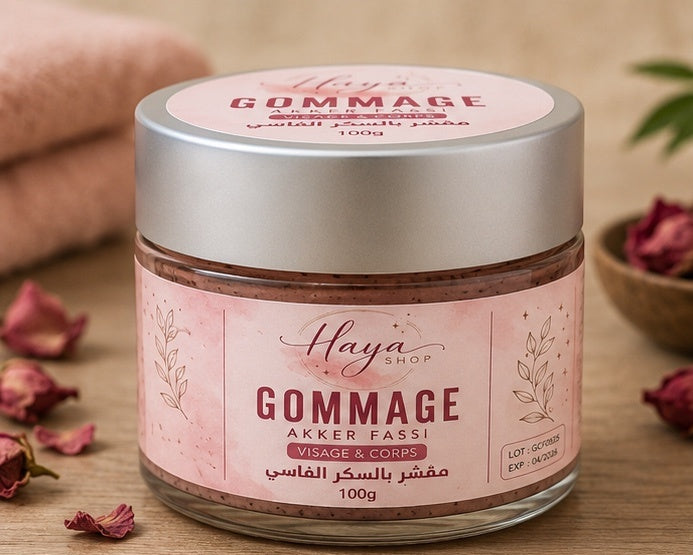 Gommage à l’Aker Fassi – Visage & Corps