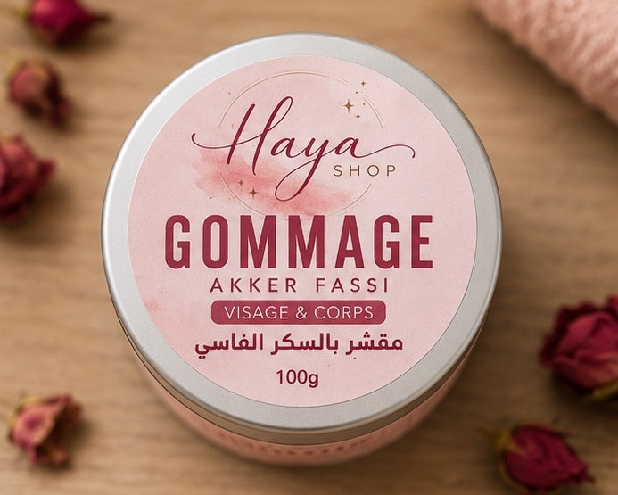 Gommage à l’Aker Fassi – Visage & Corps
