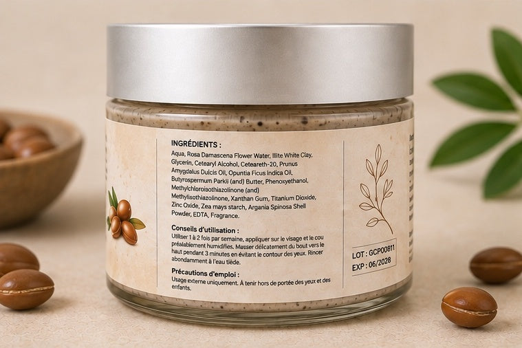 Gommage à l’huile d’argan – Visage & Corps